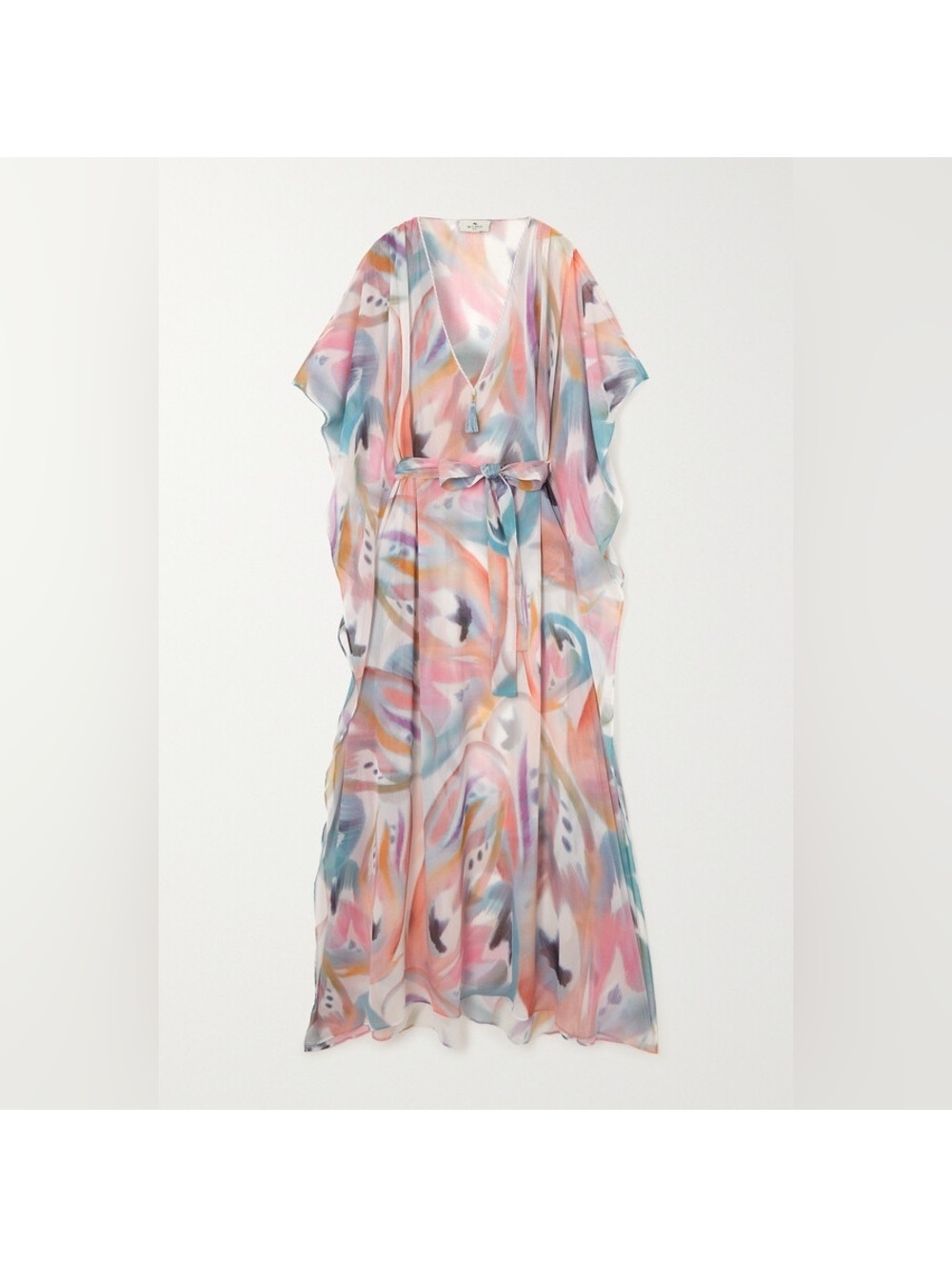 Etro Abito Mare Kaftan-Style Dress in Pastel (Made in Italy) Size 38, NWT $1,550 - Picture 2 of 15